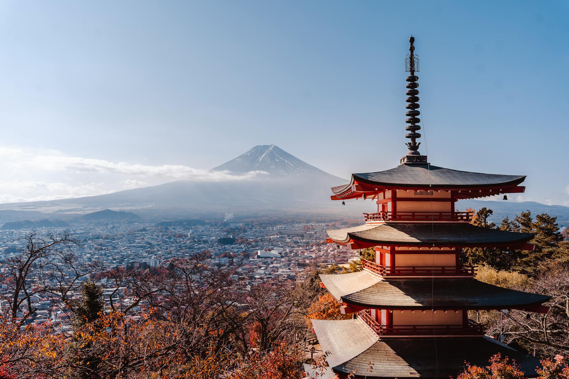 pexels-willianjusten-15829427 Chureito Pagoda with Mount Fuji in the Distance. Photo by Willian Justen de Vasconcellos: https://www.pexels.com/photo/chureito-pagoda-with-mount-fuji-in-the-distance-15829427/